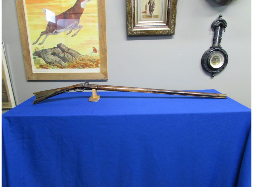 Joseph Douglass Huntingdon County Rifle with accessories